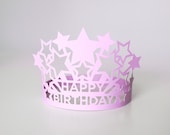 Birthday Crown Tiara SVG | Star Party Hat Template (Digital Download)