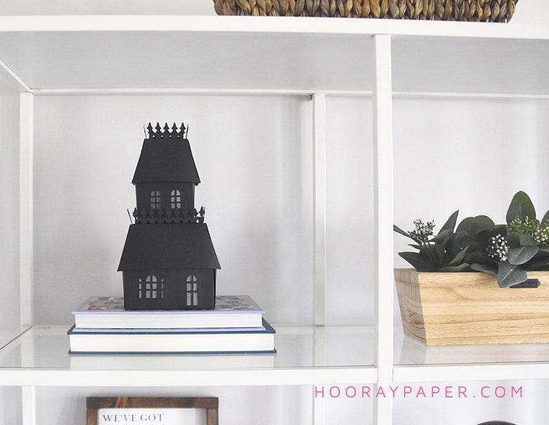 Download Haunted Paper House 3D SVG Cutting Files for Cricut Paper | Etsy
