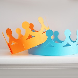 Archivos de corte SVG de corona de rey para plantilla de silueta Cricut para fiesta de cumpleaños infantil, accesorio de fotografía, sombrero ajustable para el primer cumpleaños del bebé