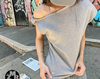 Blusas femininas ombro a ombro | Camisa casual de manga curta | Moda verão chique estilo anos 2000