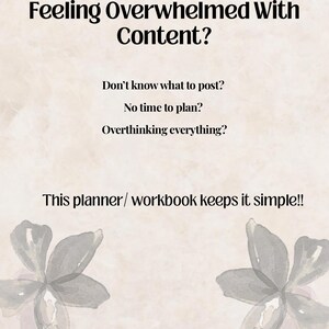 Mom Content Planner Workbook | Instagram & TikTok Ideas (Digital Download) image 3