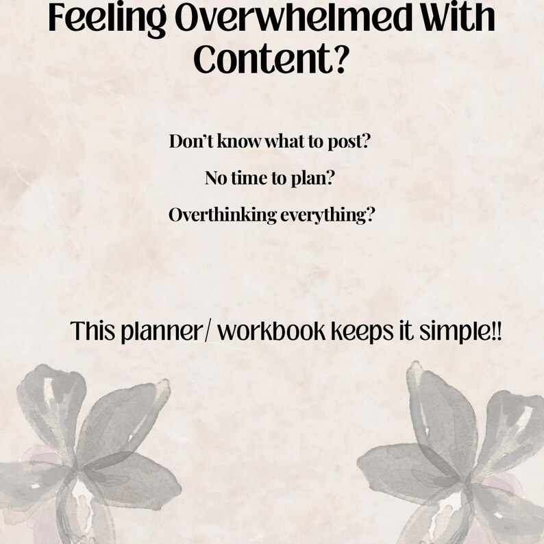 Mom Content Planner Workbook | Instagram & TikTok Ideas (Digital Download) image 3