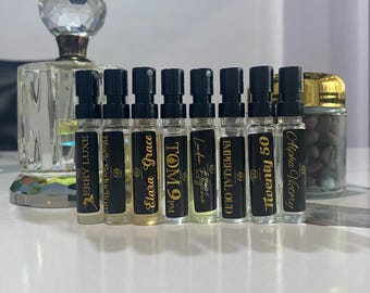 Ganda Kamana Unisex Perfume Discovery Set | 8 Oud, Woody, Fresh, Floral Fragrances (3ml)