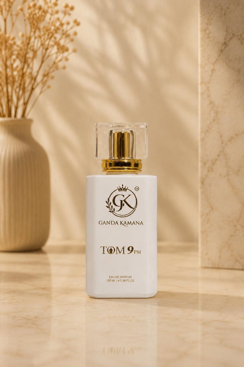 TOM 9 PM Men's Eau De Parfum | Creamy Woody Sandalwood Fragrance (100ml) image 2