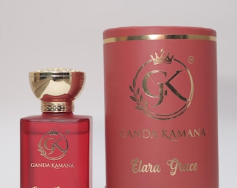 Ganda Kamana Elara Grace Oud Perfume | Amber Caramel Saffron Oriental Scent (100ml)
