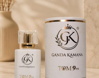 TOM 9 PM Men's Eau De Parfum | Creamy Woody Sandalwood Fragrance (100ml)