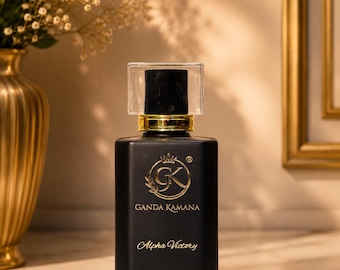 Ganda Kamana Alpha Victory Extrait de Parfum | Woody Fresh Aromatic Fougère Unisex Fragrance