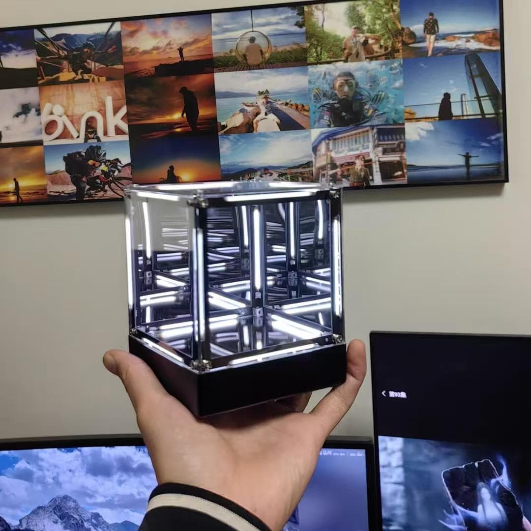 インフィニティミラー　天板のみ Infinity mirror cube - Etsy 日本