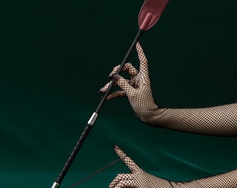 Vegan Leather Spanking Paddle for BDSM Impact Play, Leather Slapper Kink Toy, Submissive Punishment Fetish Gift for Dom Sub, Bondage Paddles