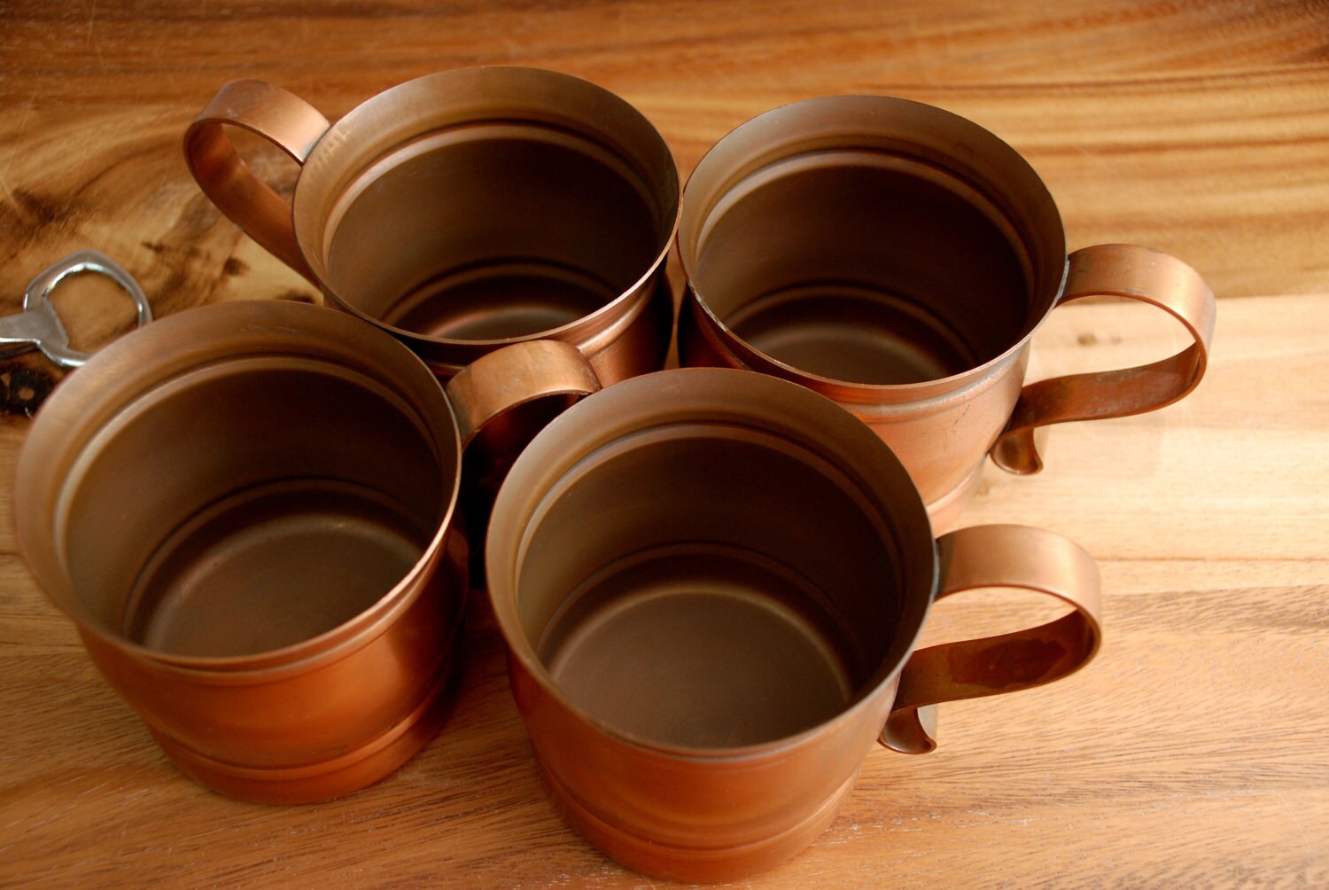 Gregorian Copper mugs set of 4 Etsy