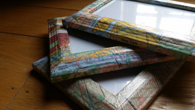 8x10 Custom Map Picture Frame CHOOSE YOUR LOCATION!
