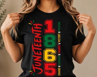 Juneteenth 1865 SVG PNG | Freedom Day Shirt Design Cricut | Black History Png | African American Pride Png | Juneteenth Emancipation Png