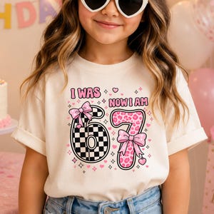I Was 6 Now I'm 7 SVG PNG, Six Seven Birthday Shirt, Funny 7th Birthday PNG, 67 Meme Birthday Kids, I Was 6 Now 7 Cricut, Seventh Birthday