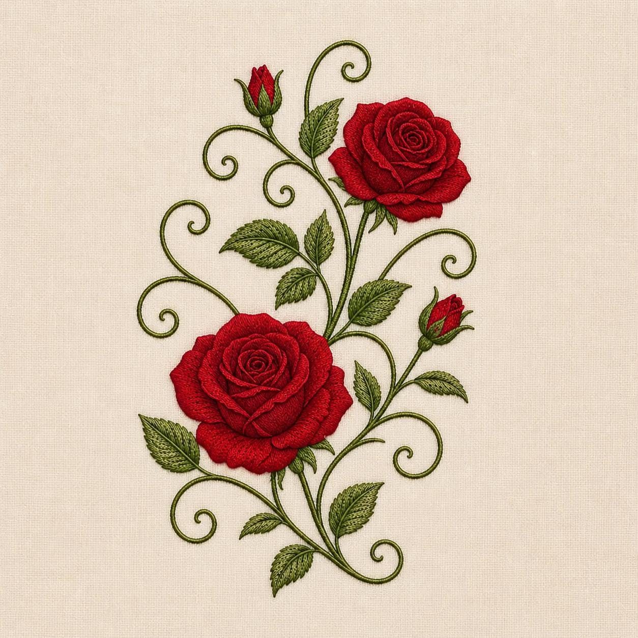 Vintage Flower Embroidery - Etsy