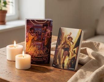 Baraja de Tarot Lucky In Love de 78 cartas, cartas de adivinación Rider Waite de estilo anime moderno, 10,3 × 6 cm