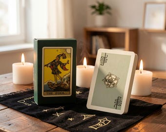 Baraja de tarot Rider Waite Smith original vintage de 78 cartas, cartas clásicas de adivinación de 10×6 cm.