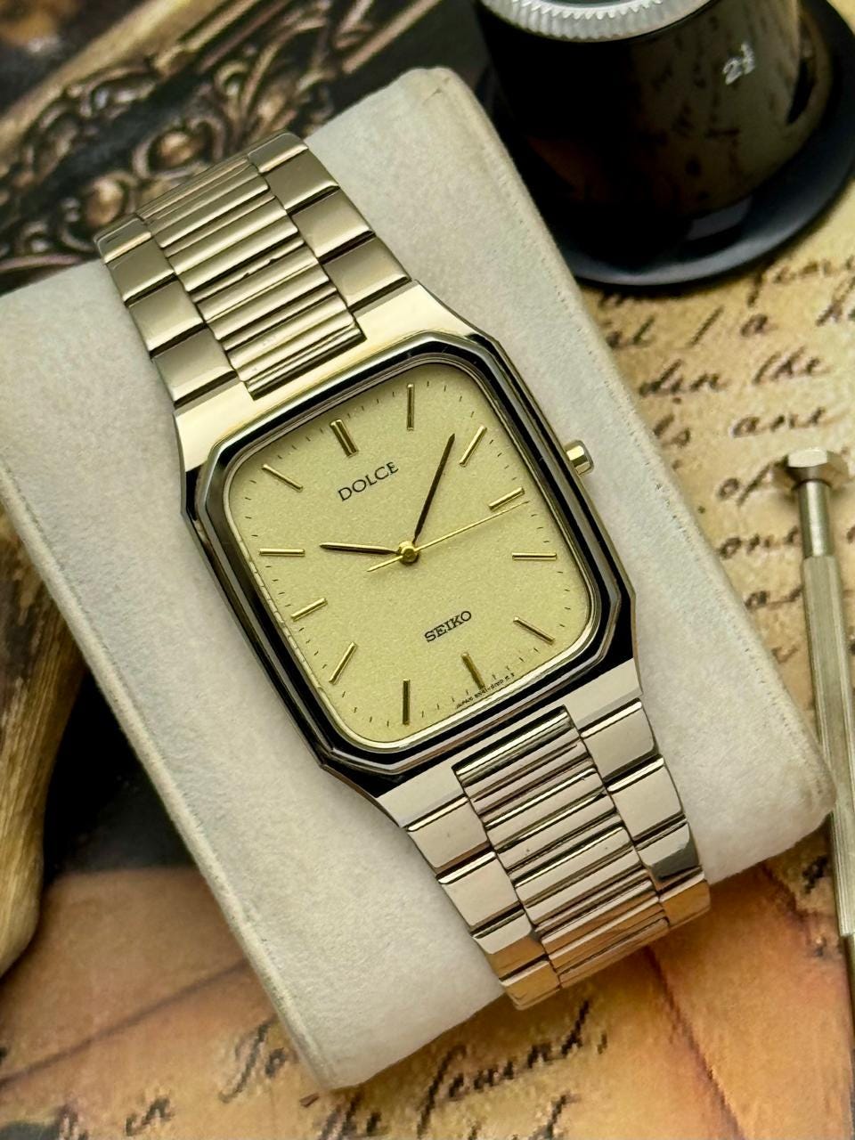 Seiko Dolce Tungsten - Etsy