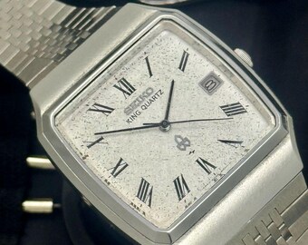 Vintage Seiko King Quartz Men's Watch 5855-5000