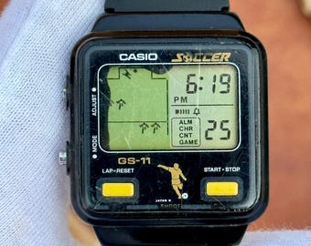 Vintage Casio Soccer Digital Game Men's Watch GS-11