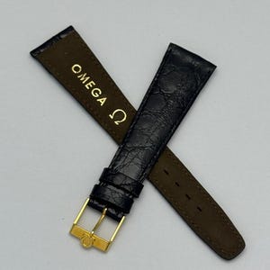 NOS Omega Genuine Crocodile Men's Watch Strap