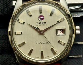 Vintage Rado Jetliner automatisch Zwitsers herenhorloge