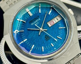 Vintage Seiko QT"Baby Morpho"Quartz Men's Watch 3803-7080