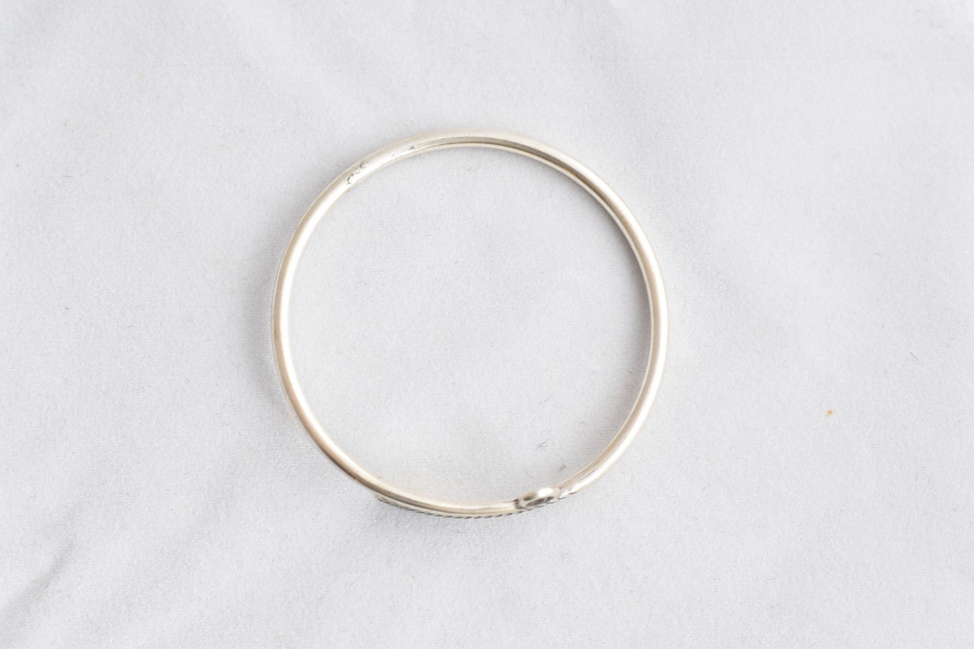 925 Silver Feather Bracelet, Spiral Silver Bangle, Karen 925 Silver Feather Bracelet, Spiral Silver Bangle, Karen