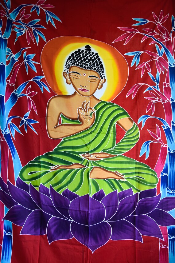 Hand Batiked Lord Buddha Sarongs Hand Batiked Lord Buddha Sarongs