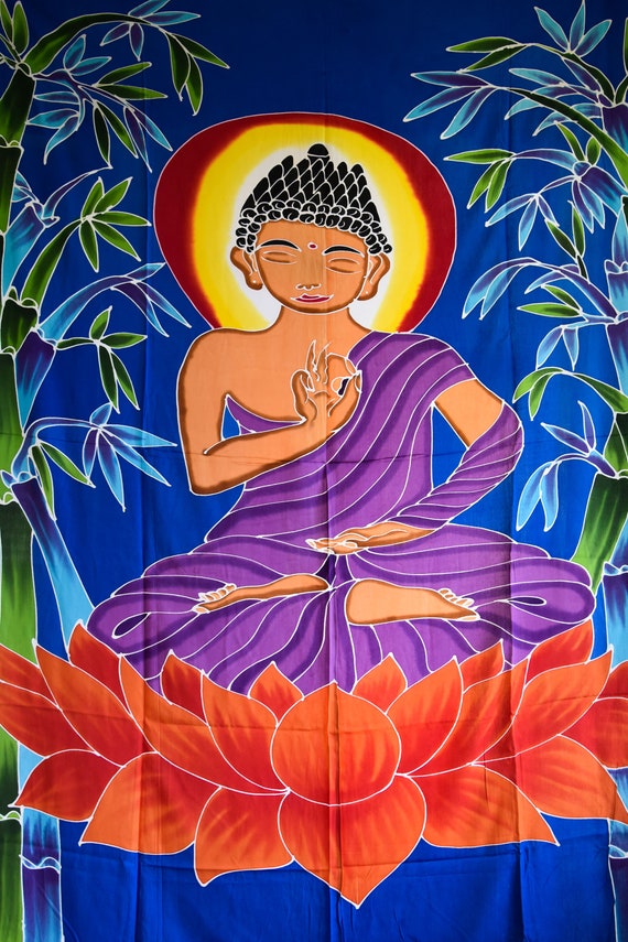 Hand Batiked Lord Buddha Sarongs Hand Batiked Lord Buddha Sarongs