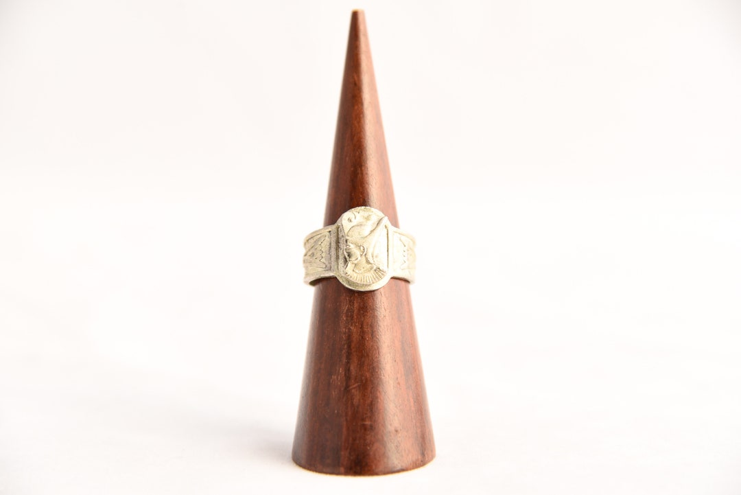 Osirus Rings Egyptian Silver Ring, Fertility God Ring, Osiris Ring, Lotus Flower ...