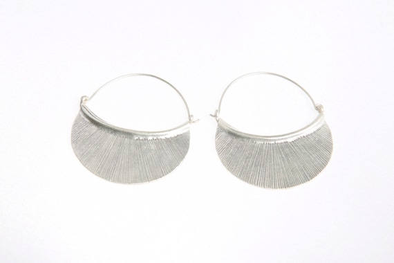 Large Designed Star Hilltribe Earrings Large Designed Star Hilltribe Earrings