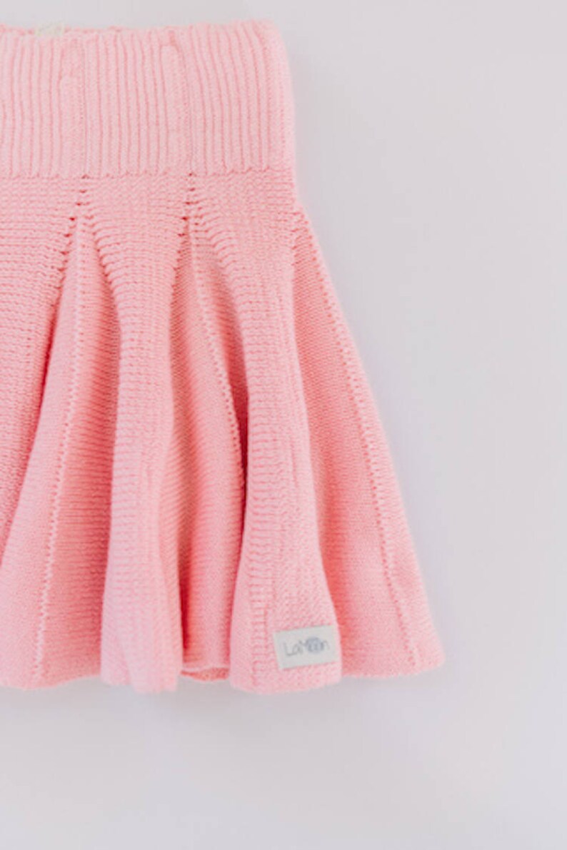 LALA skirt, hand loomed, twirly, light, organic cotton, multi seasonal, comfortable, sassy image 6