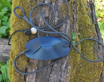 David & Goliath Sling – Handmade Leather Shepherd Sling, Italian Leather