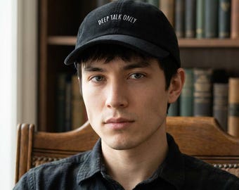 Deep Talk Only, Vintage Corduroy Cap (Embroidery)