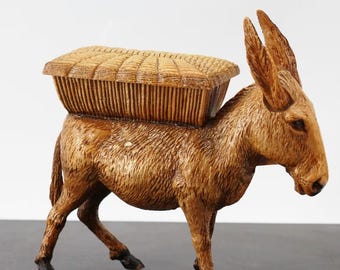 Dispensador de cigarrillos vintage con forma de burro, dispensador de cigarrillos divertido y original, regalo decorativo para fumadores con forma de burro, regalo decorativo original para fumadores con forma de burro para hombres