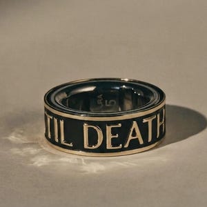Nuevo anillo inteligente Til Death, chaqueta ondulada, realzador de anillo, plata esterlina chapada en oro para anillo Oura 4 5 Galaxy Ring RingConn Ultrahuman