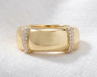 Anello Aura Sleeve in oro 14 carati, compatibile con Oura Ring Gen3 e Gen4, protezione intelligente per anello, anello impilabile, regalo per lei.