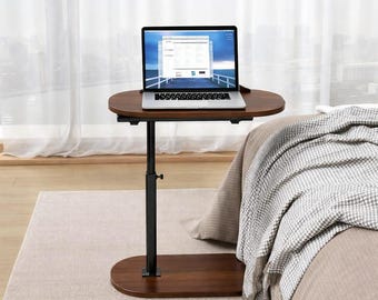 90 Tilting & 360 Swivel Height-Adjustable Work Table