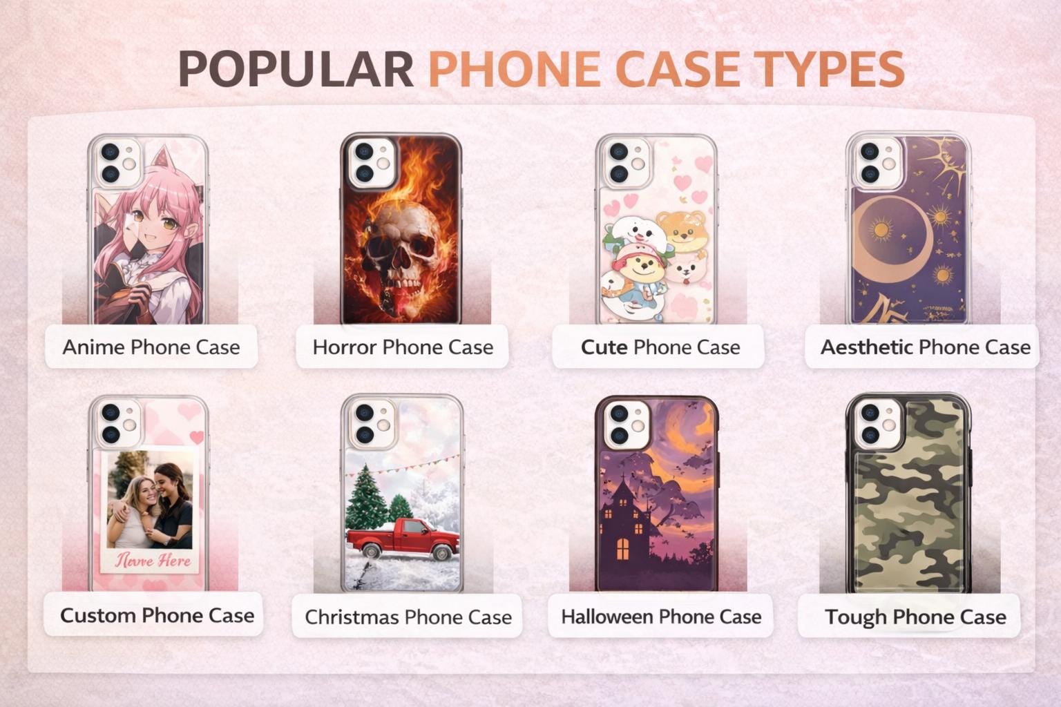 Customizable iPhone Case Designs | 30+ Editable Canva Templates ...