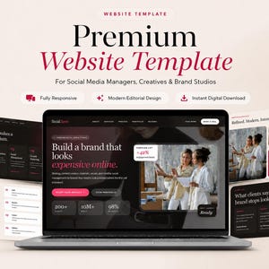 Virtual Assistant Website Template | React Landing Page (Digital Download)