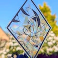 Sonic Suncatcher | Shadow the hedgehog - Reusable Sticker | Home decoration