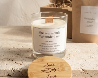 Maid of Honor Ask Gift Personalized | Engraved Candle & Tea | Maid of Honor Gift