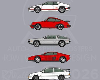 It was better in the 80's - Iconic 80's sports cars