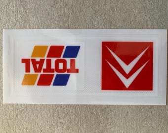 Replacement Total oil window sticker decal for classic Citroen cars - EXTERIOR