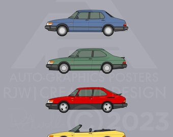 Saab 900 classic car collection
