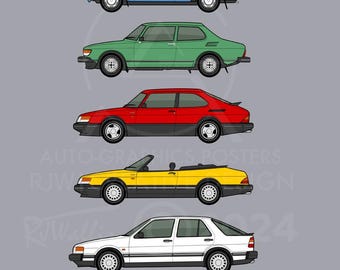 Saab classic car collection - 96-9000