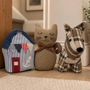 Nicola Spring Fabric Door Stop Collection – Bentley, Jasper & Beach House