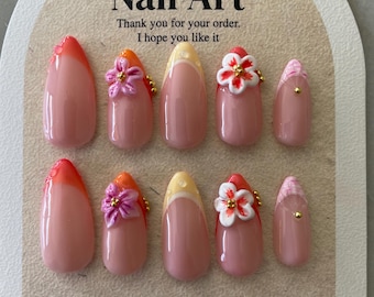 Press-on nails Summer
