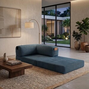 Modular Floor Sofa, Modern Velvet Couch, Modular Corduroy Sofa, Livingroom Sofas, Handmade Soft Velvet Couch, Comfortable Floor Sofa image 2