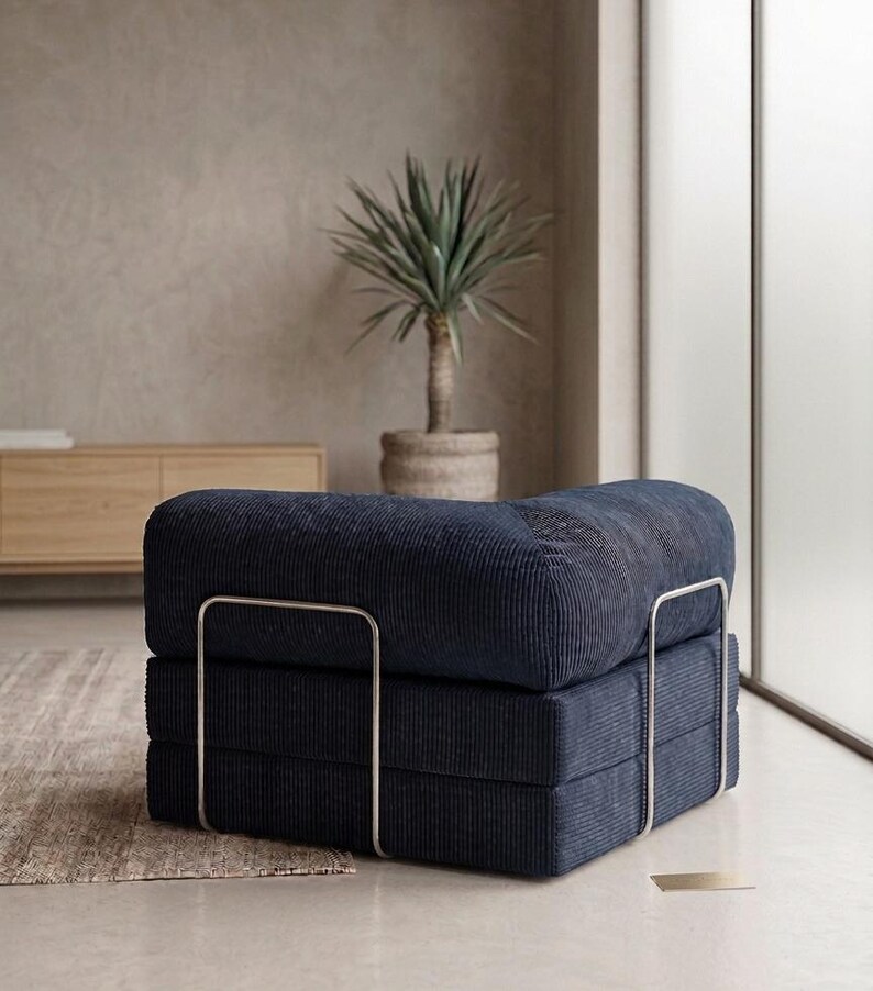 Modular Floor Sofa, Modern Velvet Couch, Modular Corduroy Sofa, Livingroom Sofas, Handmade Soft Velvet Couch, Comfortable Floor Sofa image 3